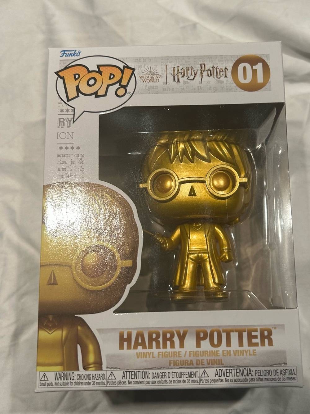 Funko Pop! Harry Potter #01 - Gold Metallic